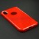 Чохол Silicone 3in1 Блискітки для iPhone X Червоний