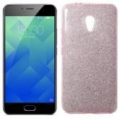 Чехол Silicone 3in1 Блёстки для Meizu M5S Pink