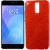 Чехол Silicone 3in1 Блёстки для Meizu M6 Note Red Чехол Silicone 3in1 Блёстки для Meizu M6 Note Red