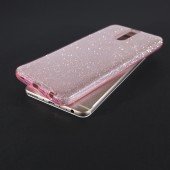 Чехол Silicone 3in1 Блёстки для Meizu M6 Pink Чехол Silicone 3in1 Блёстки для Meizu M6 Pink