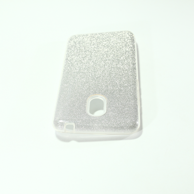 Чехол Silicone 3in1 Блёстки для Meizu M6 White-2