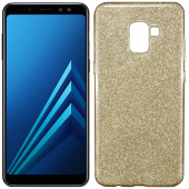 Чохол Silicone 3in1 Блискітки для Samsung A730 Galaxy A8 plus 2018 Золотий Чохол Silicone 3in1 Блискітки для Samsung A730 Galaxy A8 plus 2018 Золотий