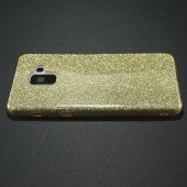 Чохол Silicone 3in1 Блискітки для Samsung A730 Galaxy A8 plus 2018 Золотий Чохол Silicone 3in1 Блискітки для Samsung A730 Galaxy A8 plus 2018 Золотий