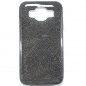 Чохол Silicone 3in1 Блискітки для Samsung J500 Чорний Чохол Silicone 3in1 Блискітки для Samsung J500 Чорний