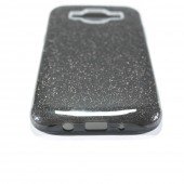 Чохол Silicone 3in1 Блискітки для Samsung J500 Чорний Чохол Silicone 3in1 Блискітки для Samsung J500 Чорний