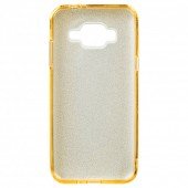 Чехол Silicone 3in1 Блёстки для Samsung J500 Gold Чехол Silicone 3in1 Блёстки для Samsung J500 Gold