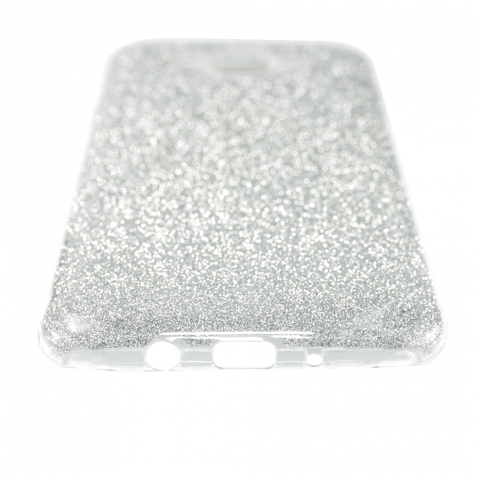 Чохол Silicone 3in1 Блискітки для Samsung J500 Білий-4