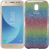 Чехол Silicone 3in1 Блёстки для Samsung J530 Rainbow Чехол Silicone 3in1 Блёстки для Samsung J530 Rainbow