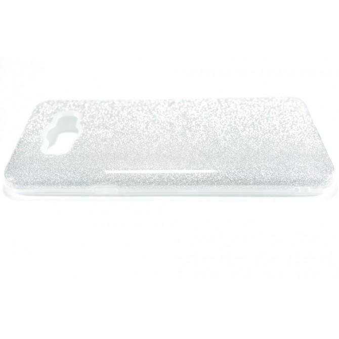 Чехол Silicone 3in1 Блёстки для Samsung J710 White-2