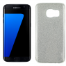 Чохол Silicone 3in1 Блискітки для Samsung G935 Galaxy S7 Edge Білий