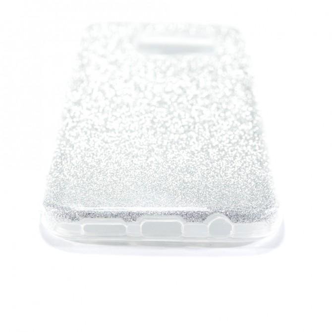 Чехол Silicone 3in1 Блёстки для Samsung G930 Galaxy S7 White-2
