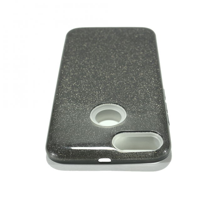 Чехол Silicone 3in1 Блёстки для Xiaomi Mi5X/MiA1 Чёрный-3