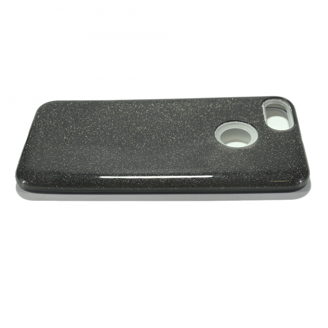 Чехол Silicone 3in1 Блёстки для Xiaomi Mi5X/MiA1 Чёрный-4