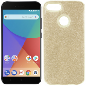 Чохол Silicone 3in1 Блискітки для Xiaomi Mi5X/MiA1 Золотий Чохол Silicone 3in1 Блискітки для Xiaomi Mi5X/MiA1 Золотий