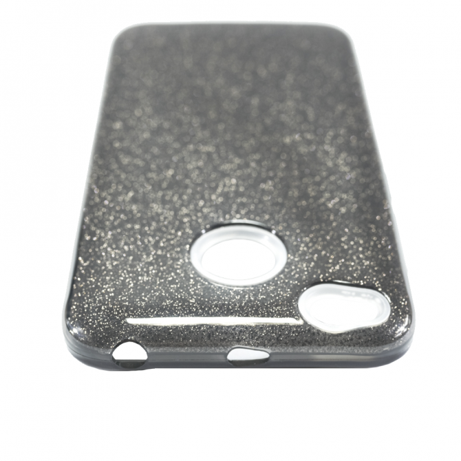 Чехол Silicone 3in1 Блёстки для Xiaomi Redmi 4x Чёрный-5