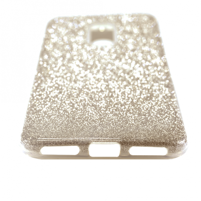 Чохол Silicone 3in1 Блискітки для Xiaomi Redmi 5 Plus Золотий-4