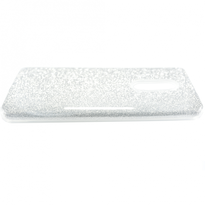 Чохол Silicone 3in1 Блискітки для Xiaomi Redmi 5 Plus Білий-2