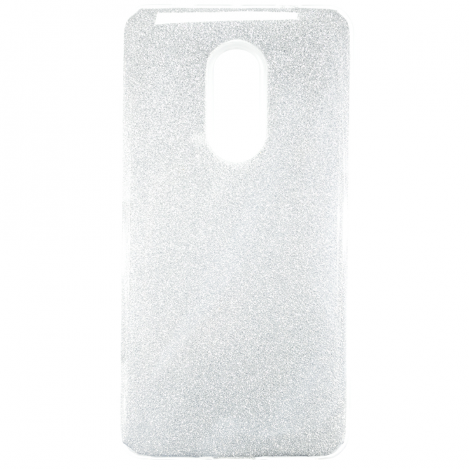 Чехол Silicone 3in1 Блёстки для Xiaomi Redmi 5 White-1