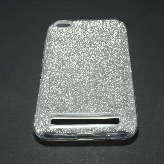 Чехол Silicone 3in1 Блёстки для Xiaomi Redmi 5a/Redmi Go White-2