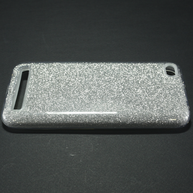 Чехол Silicone 3in1 Блёстки для Xiaomi Redmi 5a/Redmi Go White-4