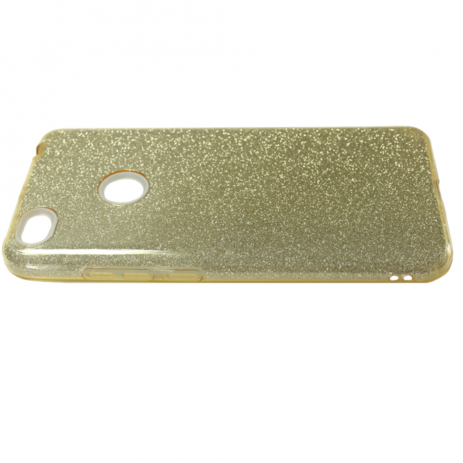 Чехол Silicone 3in1 Блёстки для Xiaomi REDMI NOTE 5A Prime Gold-3