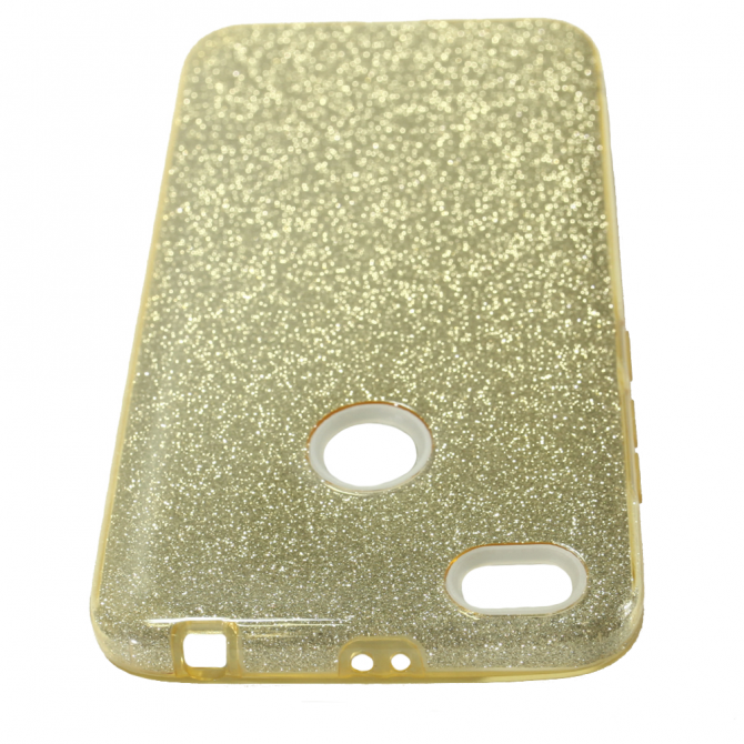 Чехол Silicone 3in1 Блёстки для Xiaomi REDMI NOTE 5A Prime Gold-5
