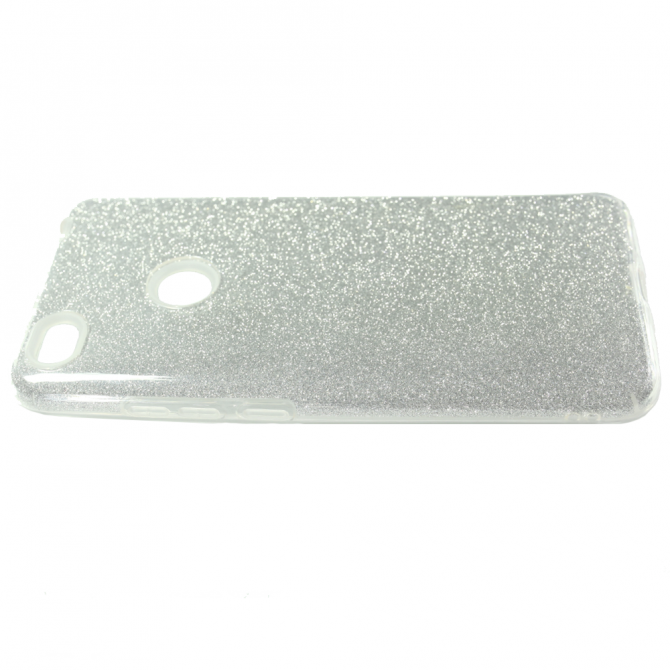 Чехол Silicone 3in1 Блёстки для Xiaomi REDMI NOTE 5A Prime White-3