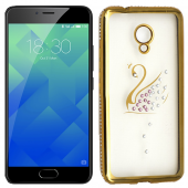 Чохол Silicone DIAMOND для Meizu M5 Swan Чохол Silicone DIAMOND для Meizu M5 Swan