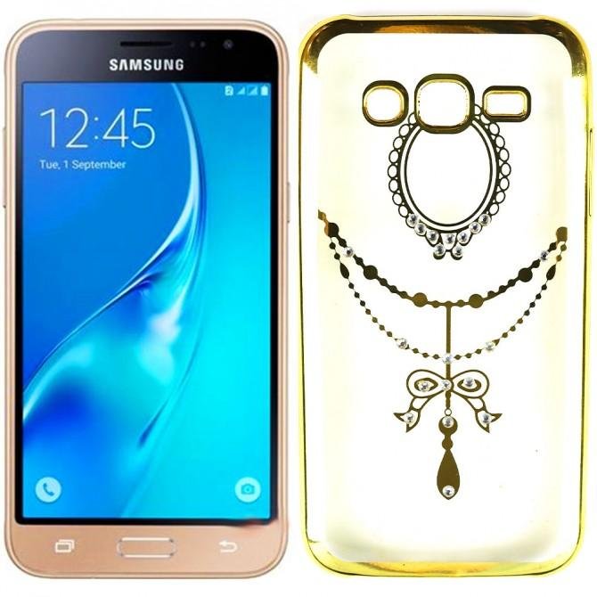 Чехол Silicone DIAMOND для Samsung J120 Scissors