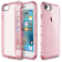 Чехол TPU ROCK Fence series для Apple iPhone 6/6s (4.7") (Розовый / Transparent pink)