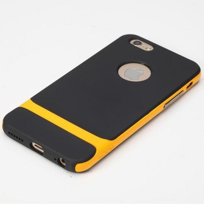 Чехол Rock Royce Series TPU+PC для Apple iPhone 6/6s plus (5.5") (Черный / Оранжевый)-3