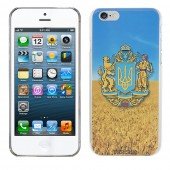 Чехол UkrCase для iPhone 5 Ukraine герб в поле Чехол UkrCase для iPhone 5 Ukraine герб в поле