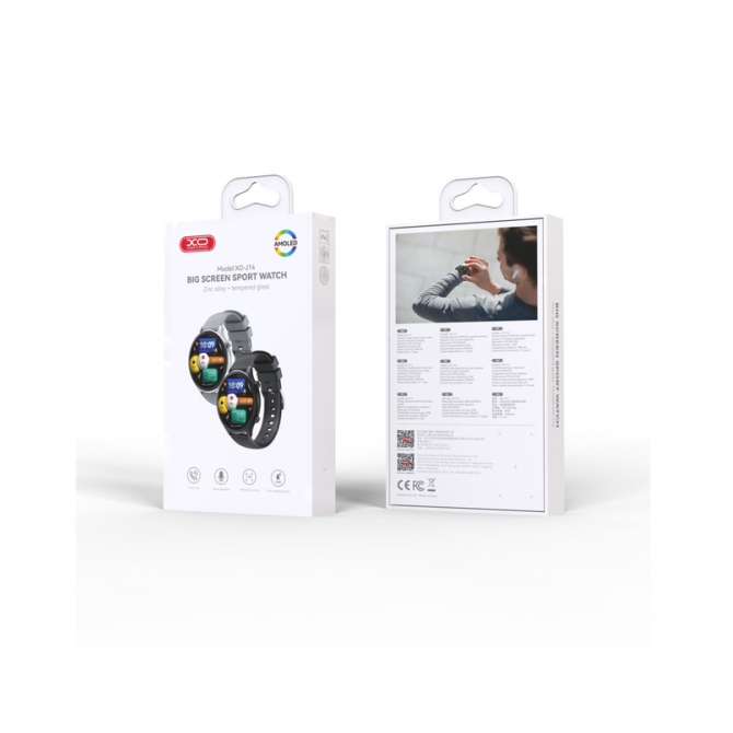 Смарт годинник XO J14 AMOLED Grey-4