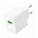 Мережевий зарядний пристрій 1USB Borofone BAS12A Erudite 18W/ QC3.0 White