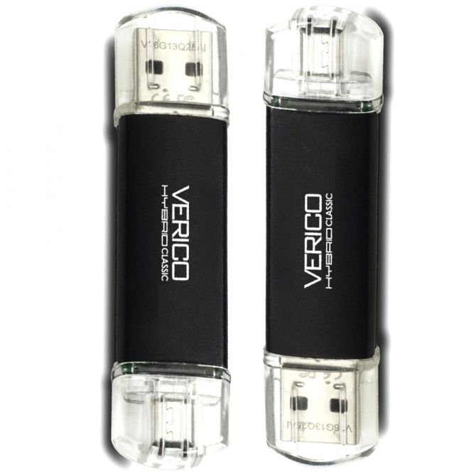 Флеш память Verico USB 8Gb Hybrid CLASSIC