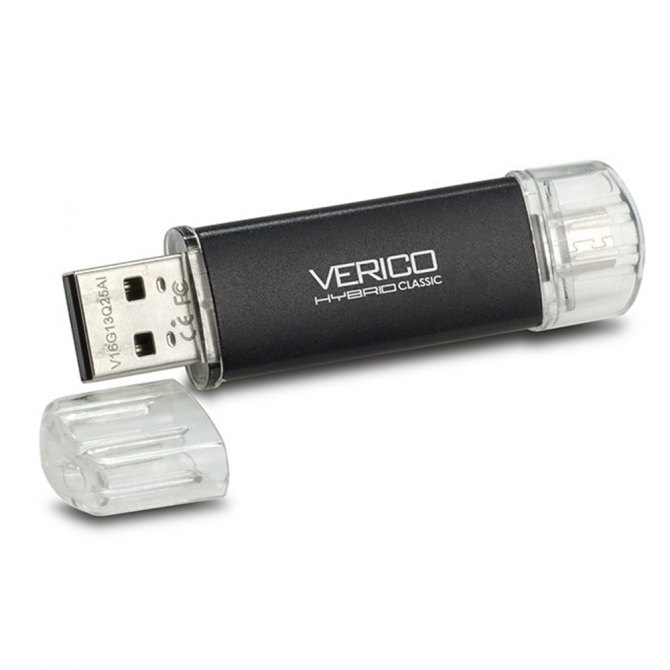 Флеш память Verico USB 8Gb Hybrid CLASSIC-1