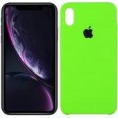 Чехол силиконовый для iPhone Xr Ярко Зеленый