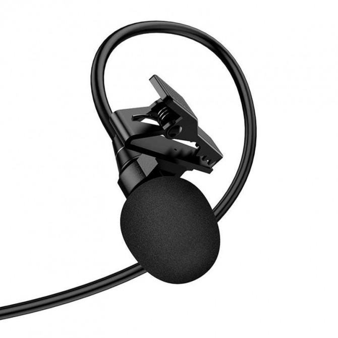 Микрофон Hoco L14 Lavalier 3.5" Черный 2m-2