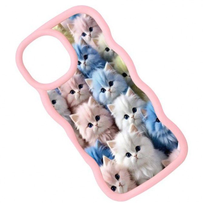 Чехол TPU Cloudy Pictures для Apple iPhone 16 (6.1") Kittens-2