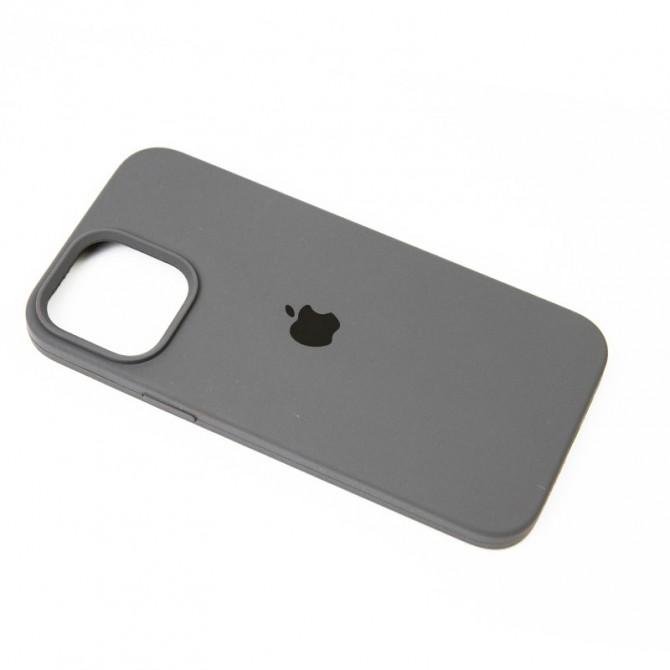 Силіконовий чохол для iPhone 13 Pro Max Темно Сірий FULL-2