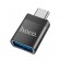 Адаптер Hoco UA17 Type-C male -> USB 3.0 female Black