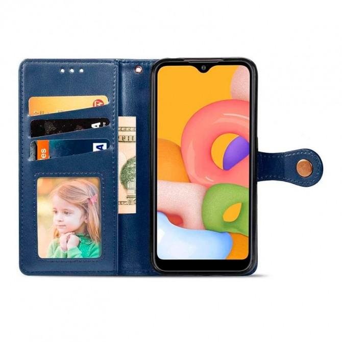 Чехол-книжка GETMAN Gallant for Samsung M34 5G Blue-1