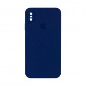 Силиконовый чехол для iPhone Xs Max Темно Синий FULL (SQUARE SHAPE) Силиконовый чехол для iPhone Xs Max Темно Синий FULL (SQUARE SHAPE)