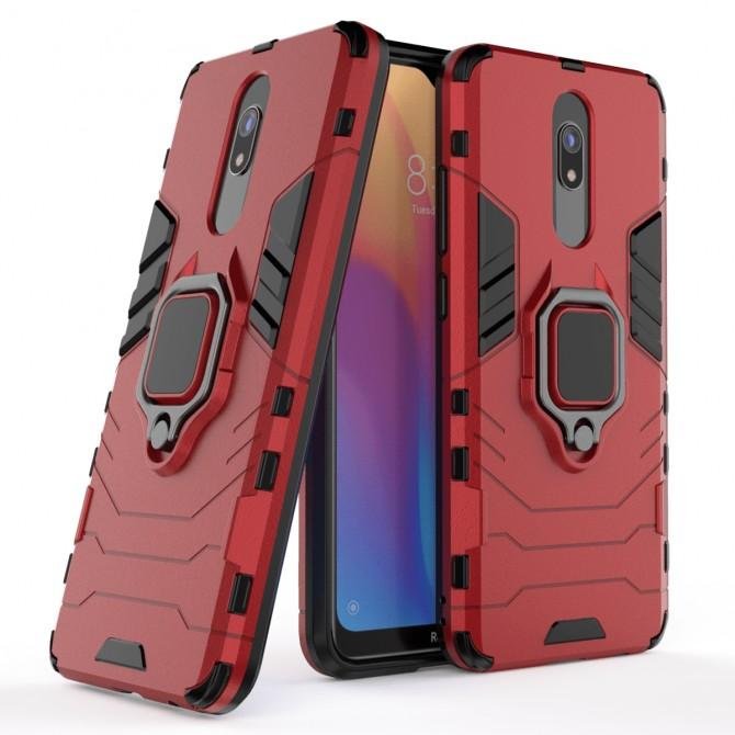 HONOR Hard Defence Series Xiaomi Redmi 8 Red (with magnit)-2