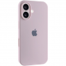 Силіконовий чохол для iPhone 16 Chalk Pink FULL