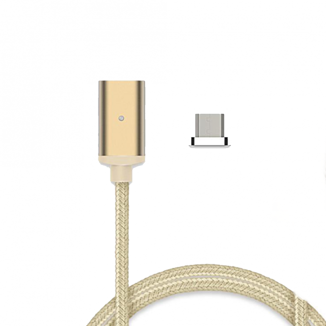 Магнітний кабель Micro Золотий-1
