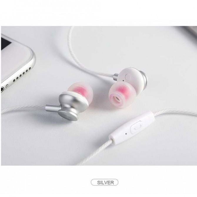 Наушники Langsdom M430 with mic Серебро-3