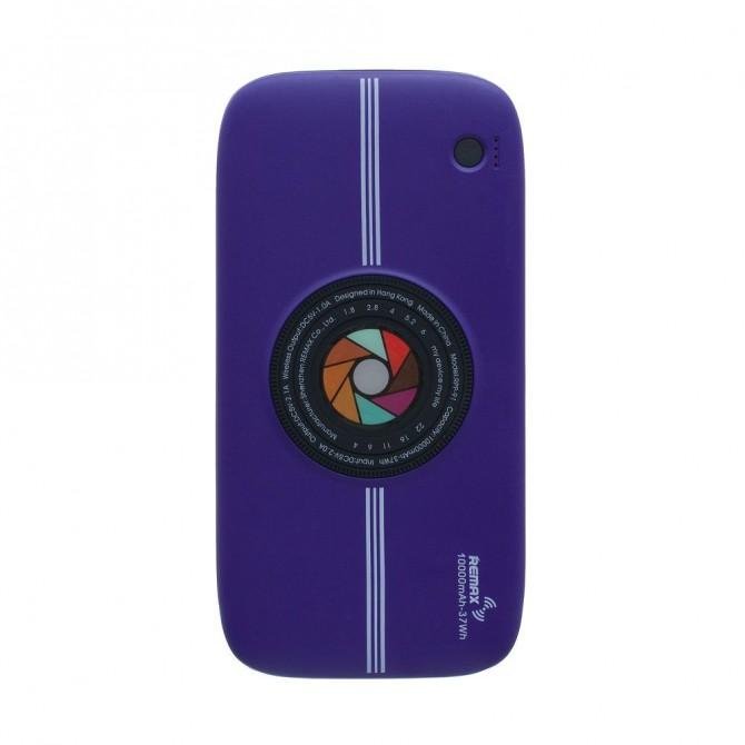 Повербанк Remax (OR) RPP-91 Camera 10000mAh Фiолетовий (Wireless)