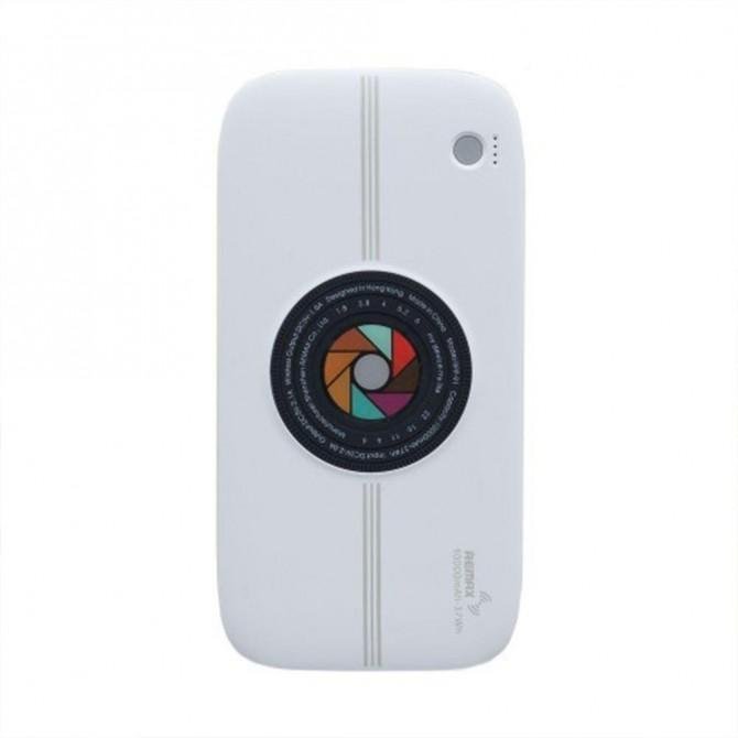 Повербанк Remax (OR) RPP-91 Camera 10000mAh Бiлий (Wireless)