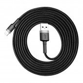 Кабель Baseus Cafule Lightning (CALKLF-HG1) Black/Grey 2m Кабель Baseus Cafule Lightning (CALKLF-HG1) Black/Grey 2m